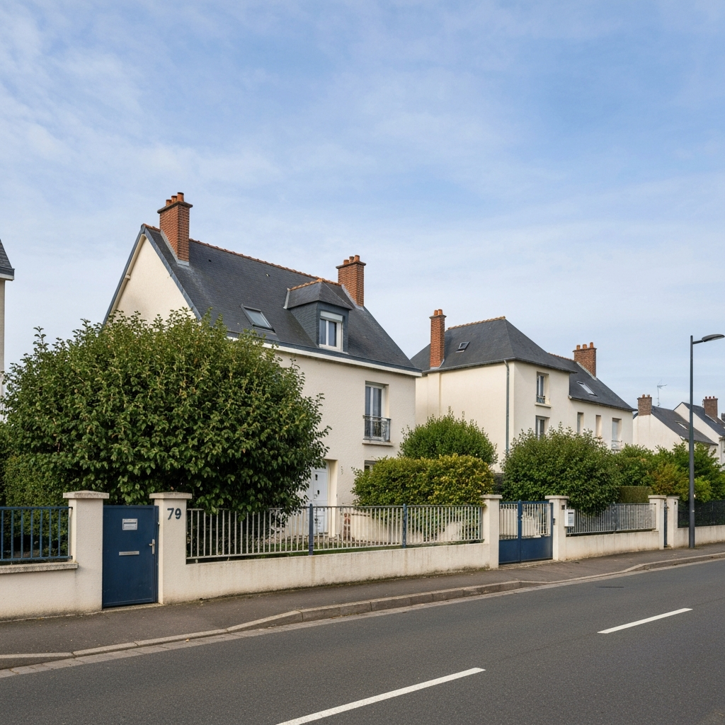 Vue d'une maison à Sillery 51500 pour estimation immobilière