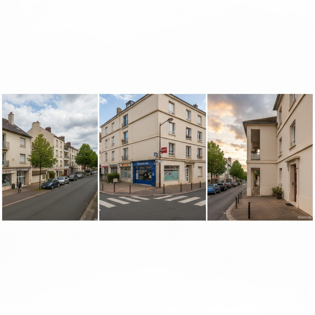 Vue aérienne d'une maison à Taissy 51500 pour estimation