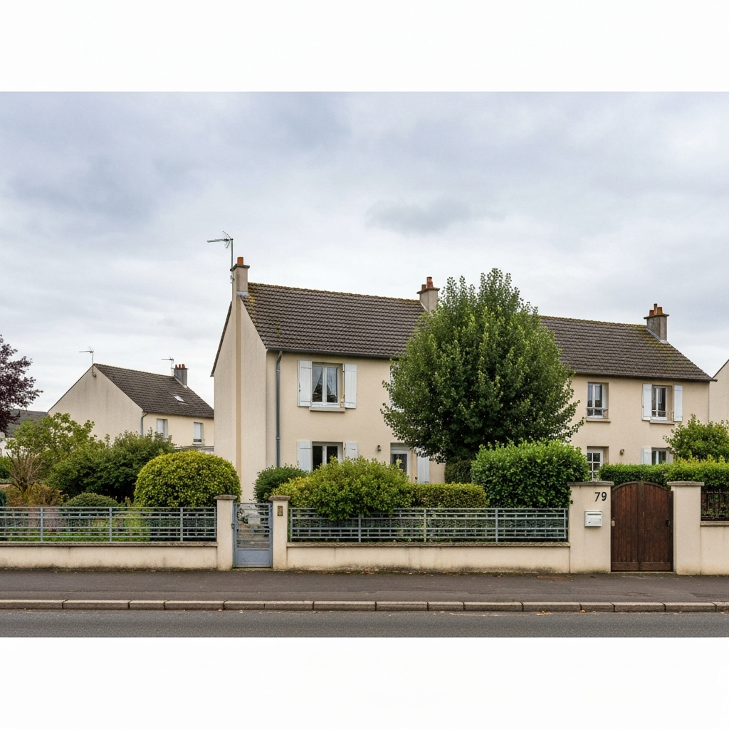 Vue d'une maison à Saint-Léonard 51500 pour estimation immobilière