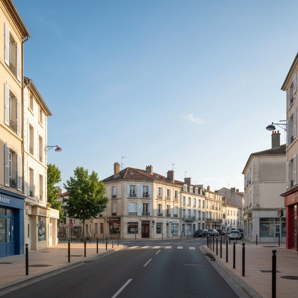 Vue pittoresque du village de Néoules avec des maisons traditionnelles et une atmosphère chaleureuse.
